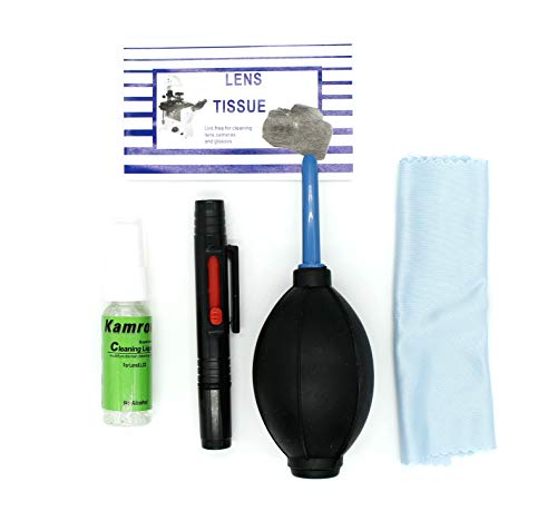 Image of Kamron 5 in 1 Cleaning Kit for Cameras, DSLR's, Mobile's, Lenses, Binoculars, LCD, Laptops