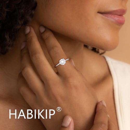 1.5CT Moissanite Engagement Rings for Women - D Color VVS1 Clarity S925 Sterling Silver Jewelry Brilliant Round Cut Solitaire Lab Created Diamond Ring Christmas Gift2