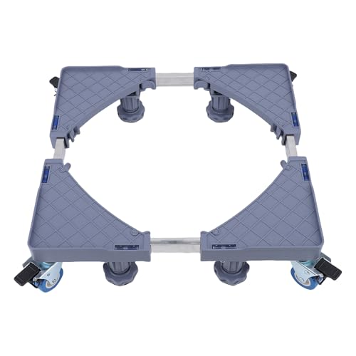 Yosoo Health Gear Base Móvil para Soporte de Refrigerador, Transportador de Muebles Ajustable con Ruedas de 360 ​​Grados, Capacidad de Carga de 180 Kg para Electrodomésticos como Lavadora y Secadora