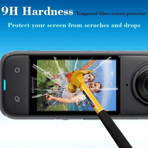 Image of DA-GODO Screen Protector for Insta360 X5 / X4 360 Tempered Glass for Insta 360 X4 / X5 0.3mm 9H Hardness Anti-Scrach Anti-Bubble (X4 Screen Protector)