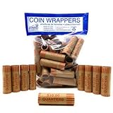 Crimped Quarter Coin Wrappers -36 Count