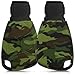 Produktbild kwmobile Autoschlüssel Hülle kompatibel mit Mercedes Benz 2-3-Tasten Autoschlüssel - Silikon Schutzhülle Schlüsselhülle Cover Camouflage Schwarz Hellgrün Dunkelgrün