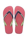 porcelaine de paris Heel Type: Flat Havaianas Unisex-Kinder Top Mix Zehentrenner, Pink Porcelain, 33/34 EU
