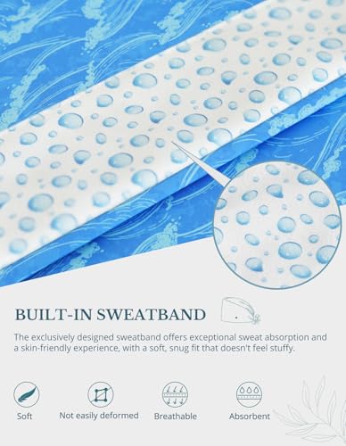 Image of Scrub Caps for Men and Women with Buttons, Classic Surgical Caps | Double-Sided Printed, Adjustable,Long Hours, Sweatbands, Fabric Help Reduce Static Buildup