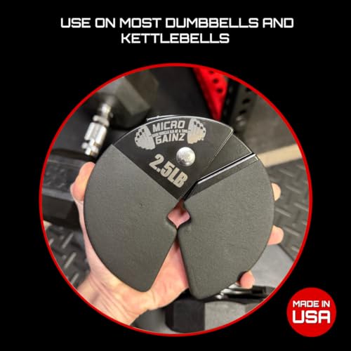 Image of Micro Gainz 2.5LB Dumbbell Fractional Weight Plates, 4-Piece