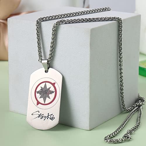 Collier Kpop Stray Kids – Pendentif En Acier Inoxydable, Neuf Avec étiquettes