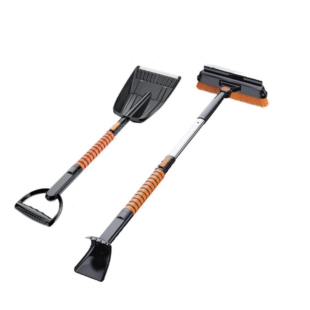 Rascador de hielo para coche Un Conjunto De Herramientas De Cepillo Deshielo Vidrio Automotriz En Invierno Herramientas Limpiador Vidrio Deshielo Automotriz Telescópicas Lavado Rascadores de hielo par
