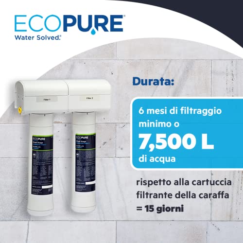 ECOPURE ECOP20 Doppio Filtro sotto il Sistema di
