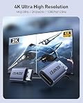 BENFEI 4K DisplayPort to HDMI Adapter 2-Pack, Unidirectional DP 1.2 Computer to HDMI 1.4 Screen Converter Male to Female - Compatible with Laptop, Desktop, Monitor, HDTV, AMD/NVIDIA Graphics