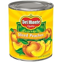 Del Monte Sliced Peaches in Light Syrup 106 oz. can