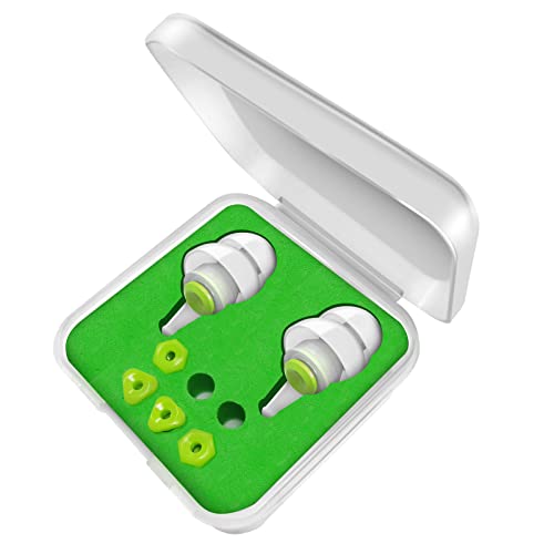 MSA SoundOut Ear Plugs for Sleeping | Reusable & Comfortable Side Sleeper Ear Plugs, Noise Reduction, Snoring | 2 x Hypoallergenic Earplugs, 3 Sets of Acoustic Filters, 1 x Travel Case