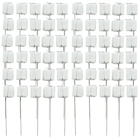 MIJOMA 60 Stück Set Mini-Geschenke Dekostecker Blumenstecker Bastelstecker Pick Drahtstecker Cover