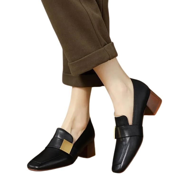 Scarpe Tacco Donna,Décolleté da Donna in Pelle Eleganti