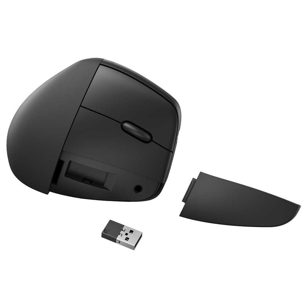 HP 920 - Mouse verticale - ergonomico - 6 pulsanti - wireless - 2,4 GHz, Bluetooth 5.3 - ricevitore wireless (USB)
