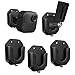 Aiopoaop 3 Pack Blink Camera Wall Mount Bracket, [2 Mounting Options] Adhesive or Drill for Blink Mini/Mini 2/ Blink Outdoor 4/ Blink Indoor Cameras/Ring Indoor Cam(1st/2nd Gen), Cam Wall Mount- Black