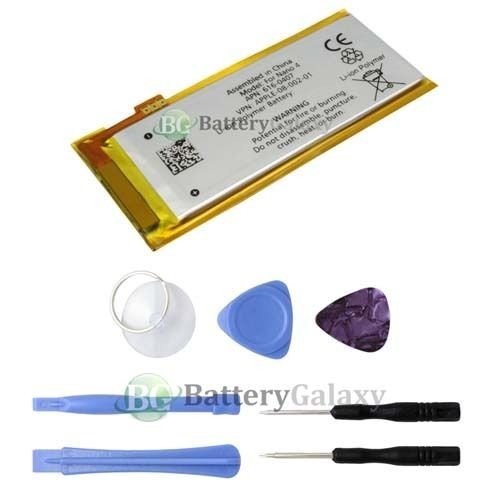 New Replacement Battery for Apple iPod Nano 4 4G 4th Generation + Tool