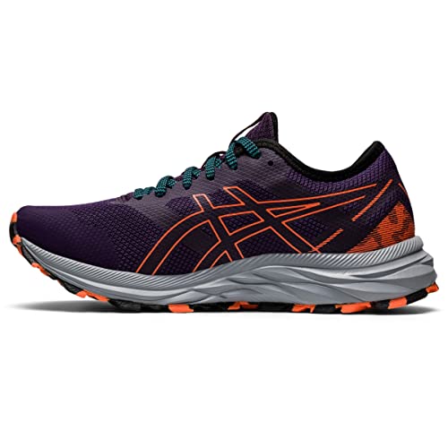 ASICS Tênis de corrida feminino Gel-Excite Trail, Sombra noturna/laranja nova, 6.5