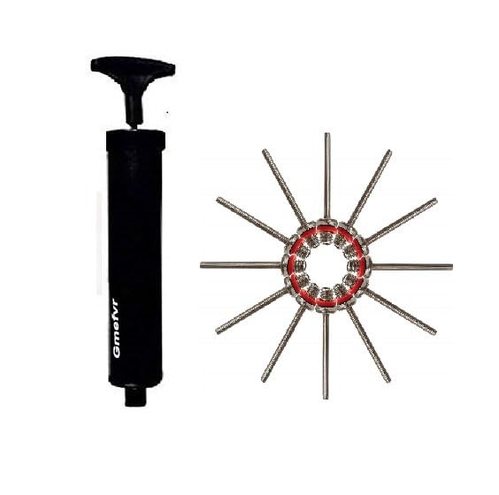 Gmefvr Football Volleyball Basket and Sports Ball Air Filling Pump with 12 pin-picture-7