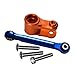 Aluminum Servo Horn 25T with Tie Rod for Traxxas 1/10 Maxx 4WD Monster Truck 89076-4 - 5Pc Set Orange