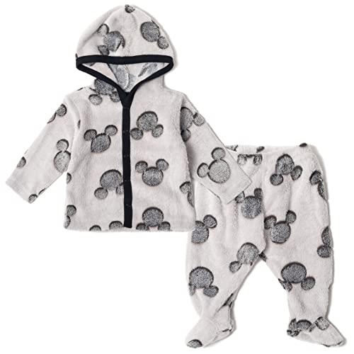 Image of Disney Mickey Mouse Baby Fleece Jacket and Pants Newborn