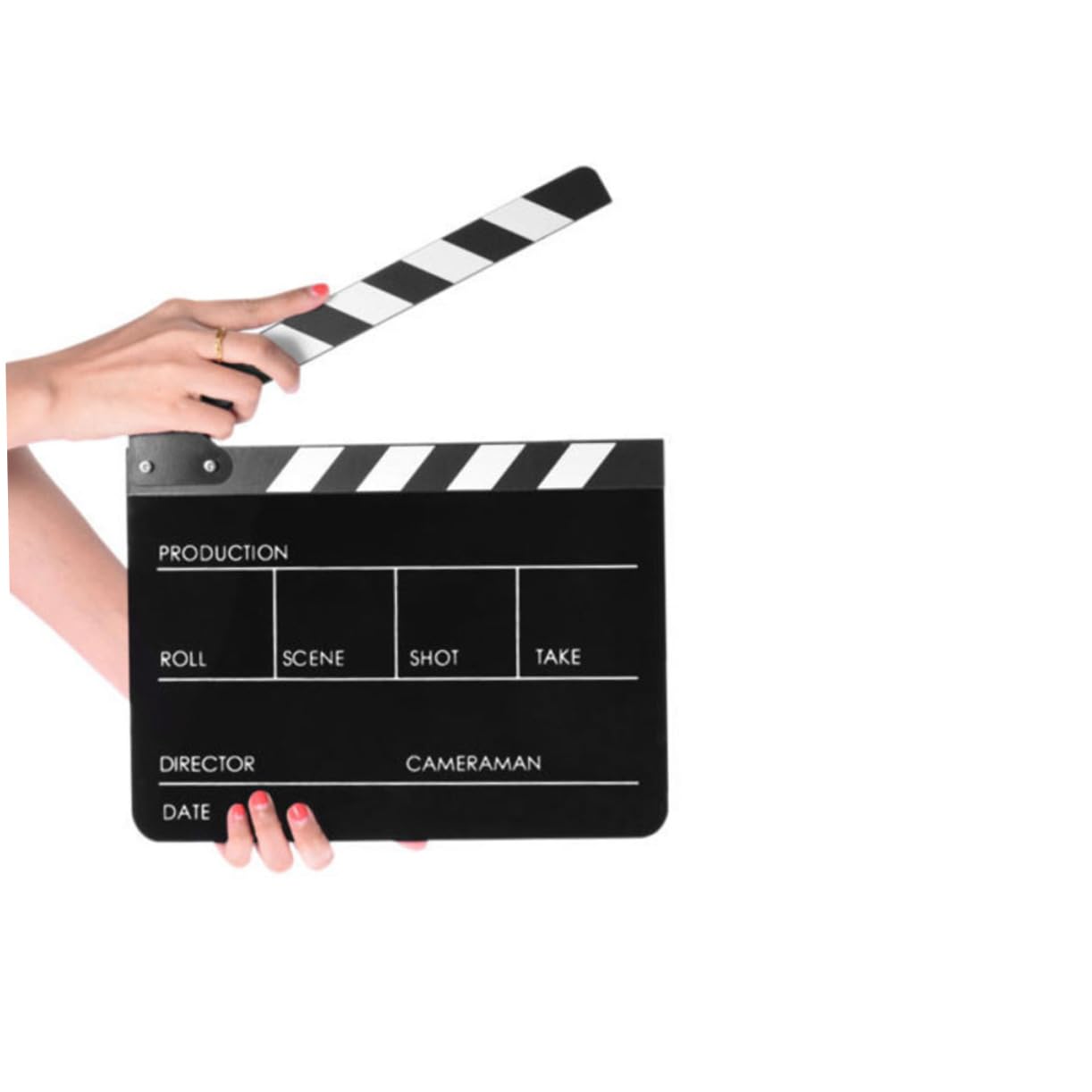 GRIRIW Movie Clapboard Directors Film Clapboard Movie Clapper Vintage Clapperboard Movie Directors Clapboard Cut Action Scene Clapper Movie Scene Clapper Scene Clapper Board Black