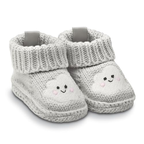 Fruit of the Loom Layette Collection - Knit Baby Bootie - Cloud