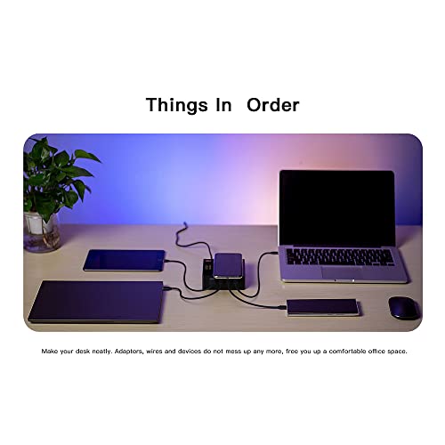 Isdt Power 200 200W Usb C Desktop Charging Station - 4+1 Ports Compatible With Macbook Pro/Air, Ipad, Iphone, Galaxy, Pixel(With Power Adapter, With Magnetic Charging Function) #TOP5