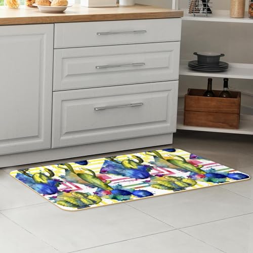 Alfombrillas de cocina antideslizantes, lavables y absorbentes para pasillo 7