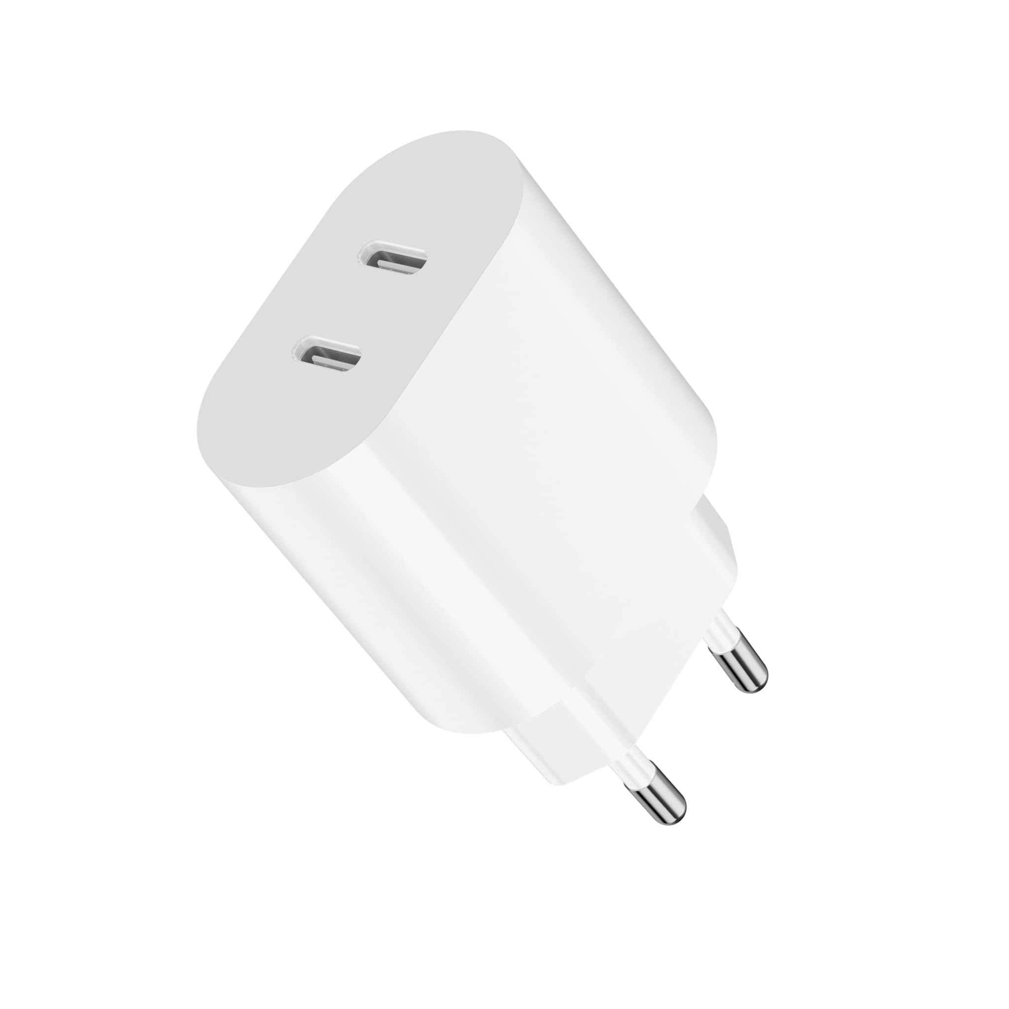 USB C Ladegerät, 20W Netzteil Stecker Adapter für iPhone 17/17 Pro/17 Pro Max/17 Air/16 15 14 13 12 11 Pro Max Plus/SE/XR/X/XS, 2-Port USBC Ladestecker Netzstecker Ladeadapter Charger Schnellladegerät