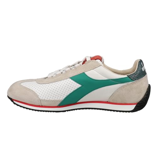 Diadora Mens Equipe Italia Lace Up Sneakers Shoes Casual - Green, Off White3