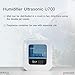 BONECO U700 Whisper Quiet Top Fill Ultrasonic Variable Mist Humidifier for Large Rooms with Self Cleaning Mode, Digital Display, and Auto Shutoff