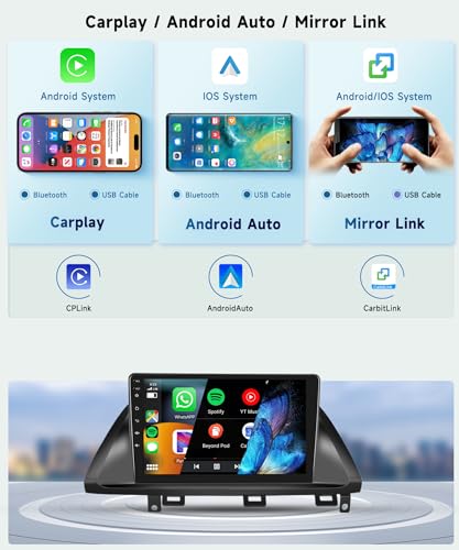 Image of 8 CORE 6G+128G Car Radio Stereo for Honda Odyssey 2005-2010 with Wireless CarPlay /Android Auto, 10.1 Inch 1280 * 720P IPS Touch Screen Android 13 GPS WiFi Bluetooth 32-Band DSP HD Backup Camera