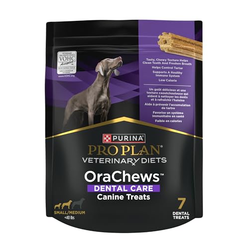 Purina Pro Plan Vet OraChews Small Medium Breed Dental Dog Chews, 7 Treats - image 1