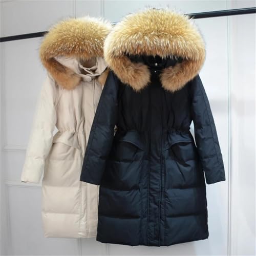 Women's Winter Windproof Warm Down Coats Slim Thicken Hooded Fashions Long Puffer Jacket2