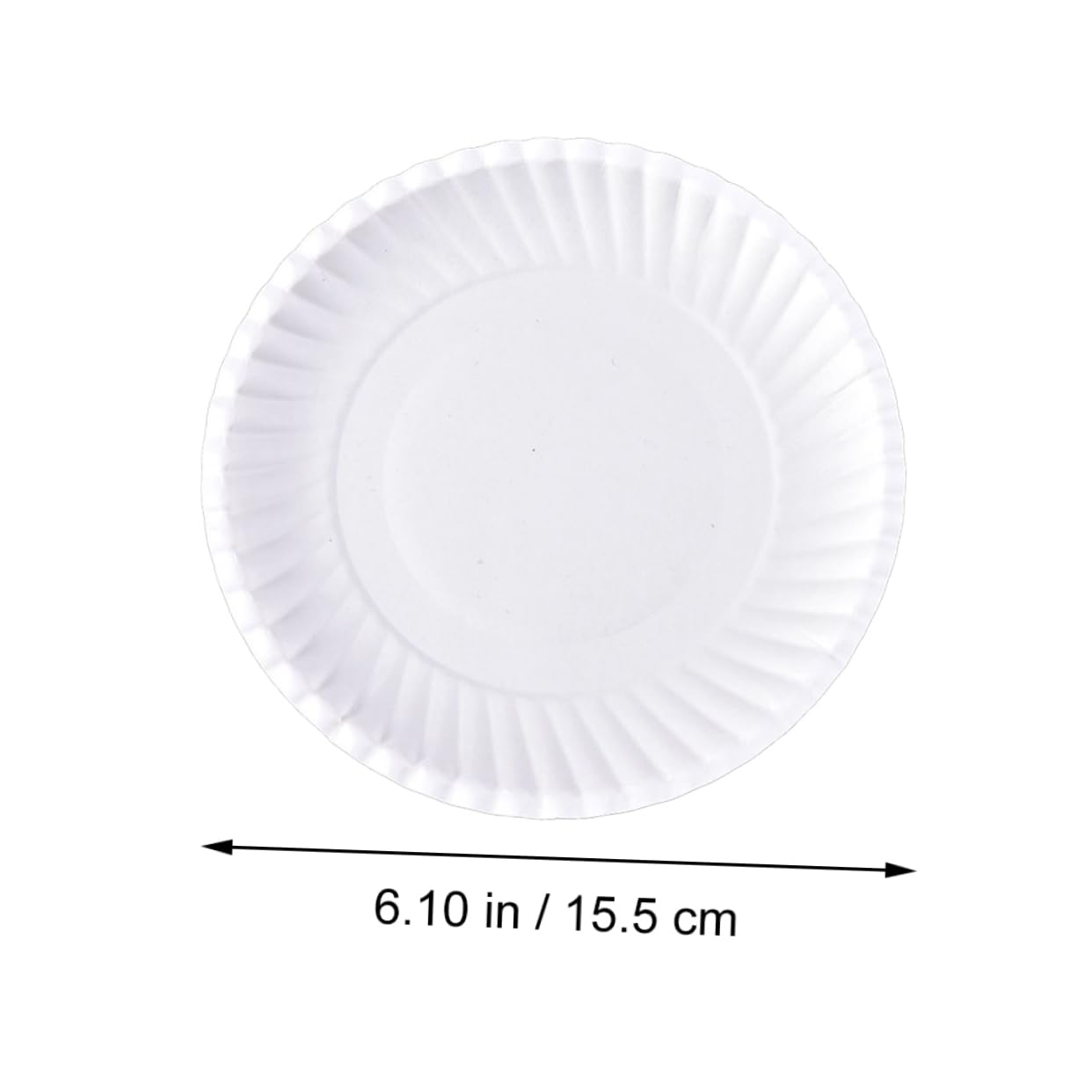 KICHOUSE 50pcs Disposable Paper Plates Paper Plates for Painting Diy Boys and Girls Art Coloring Palette Party Food Trays