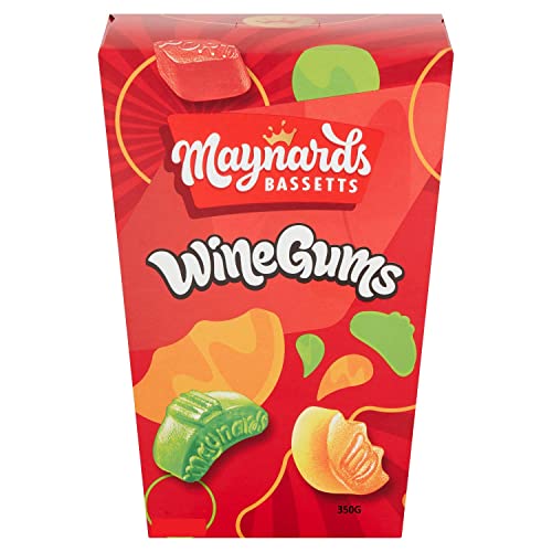Maynards Bassetts Wine Gums Sweets Carton, 400g