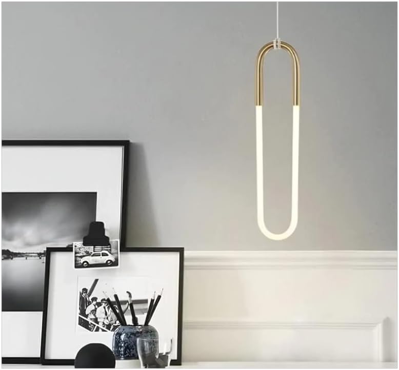 Hilton Ovale Pendant Light Suitable for Bedroom, Living Room, Interior Design, Balcony(AC, Metal)