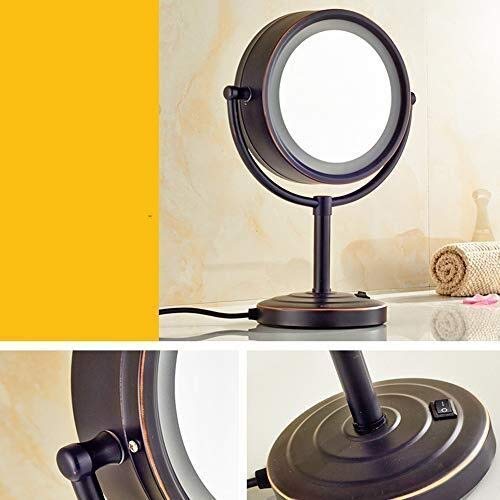 Miroir de maquillage à grossissement européen JCAKES LED mural