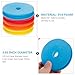 Gogogmee 10Pcs 3.95 Inch Eva Foam Fishing Line Spool Holder for Organizing Fishing Lines and Hooks, Assorted Colors
