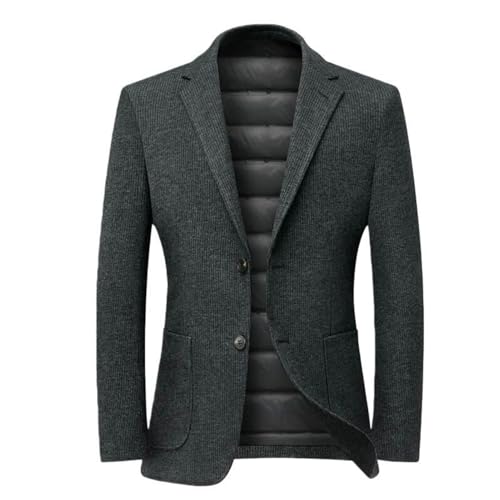 Blazer pour homme doublure intérieure en duvet haut de gamme veste mi-saison
