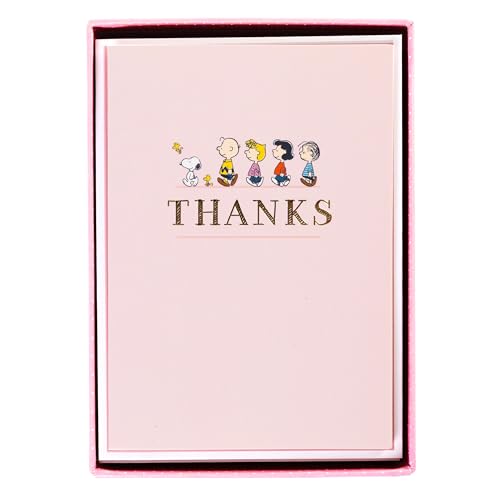 Image of Graphique Peanuts Gang Boxed Notes | Blank Note Cards with Envelopes | 16 Count Small Greeting Card Set | 3.25 x 4.75 Inches | High Quality Thick Paper Stationery with Unique Peanuts Design