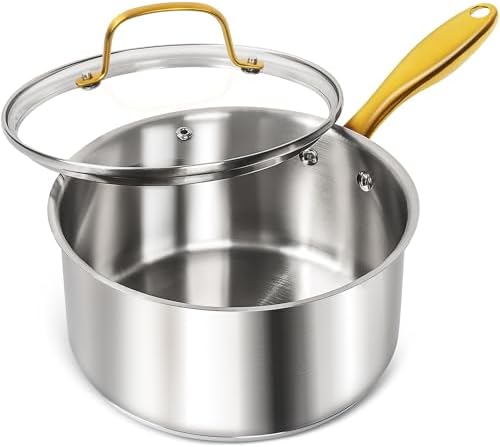Steelpan/Sauspan Le Creuset Gietijzer met Deksel Oranjerood 18 cm | Stijlvol in Huis
