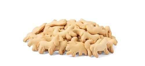 Miniatura 4 de Galletas de animales en tina de almacenamiento resellable a granel, aperitivos clásicos ligeramente dulces, recipiente de tamaño de fiesta de 5