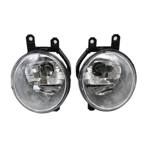 CLQWIAS Pair Bumper Fog Light Driving Lamps W/Bulbs 2-pcs H16-Bulb Type 12V Black-Housing Clear-Lens -Lighting Technology TO2592126 8122012230 PBFLDLWBFT4224RUNNER201