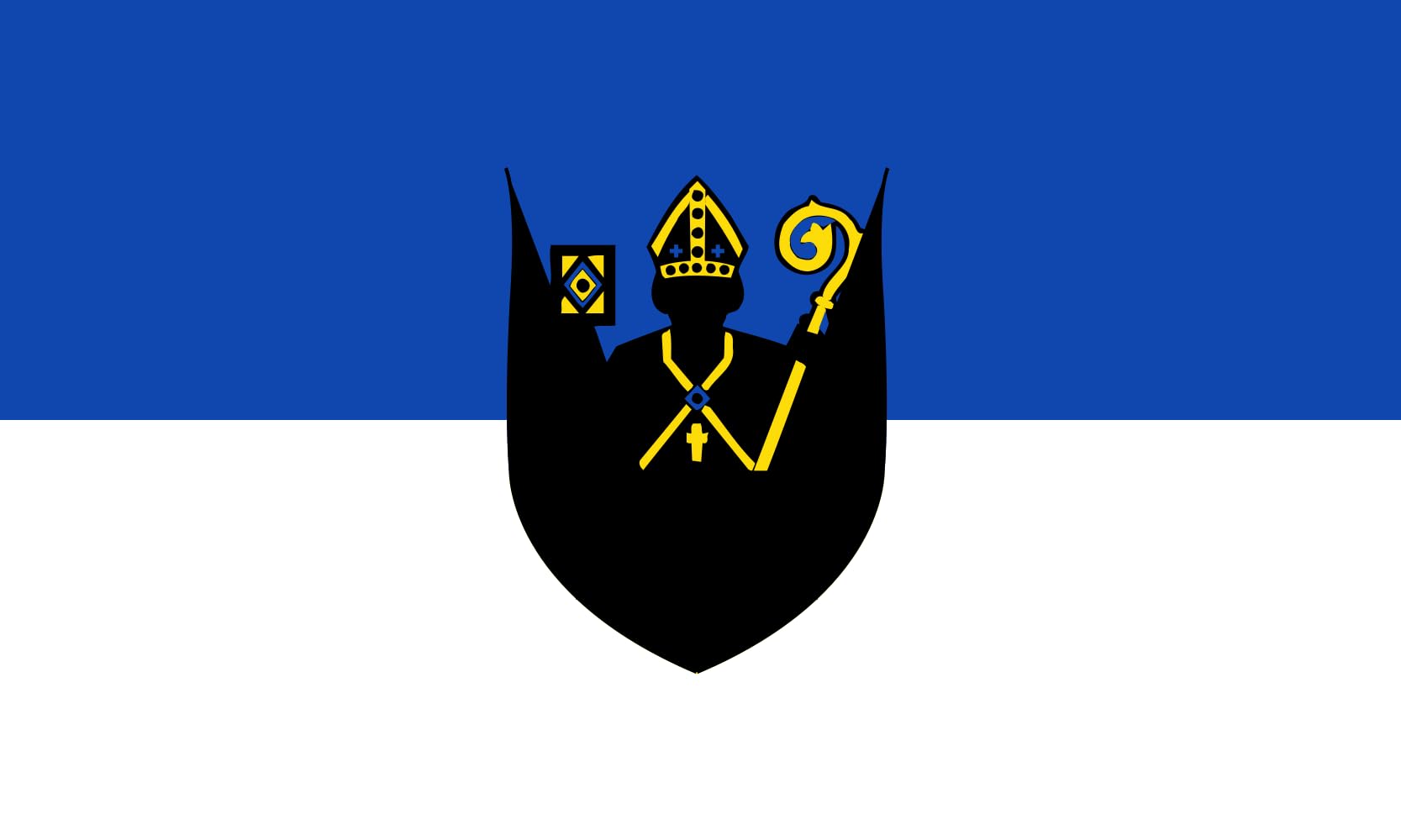 Drapeau Korbach grand format extérieur pavillon paysage ville Allemagne