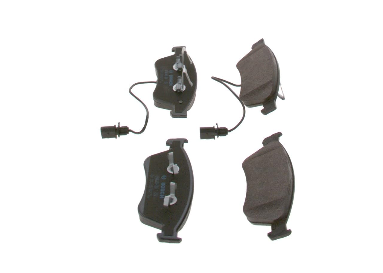 Bosch BP1111 - Pastiglie Freni Auto, Asse Anteriore - Qualità Bosch - Riduzione del Rumore e della Polvere - Certificazione ECE-R90 - Senza Rame - 1 Confezione da 4 Pastiglie