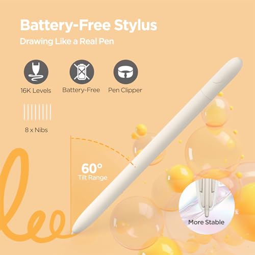 Image of UGEE Q6 Drawing Tablet for Android Phone, Graphic Tablet with 6Hot Keys, 6.5 inchx4 inch Portable Writing Tablet Adjustable Drawing Mode, Drawing Pad with 16K Levels Battery-Free Stylus for Mac /Windows /Chrome