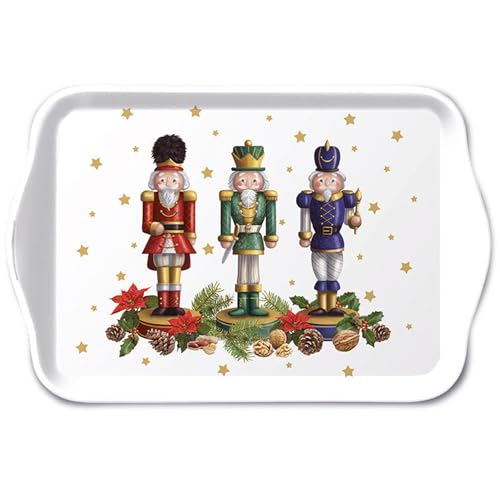 Ambiente Tablett Tray 13x21 cm Christmas Nussknacker Advent...