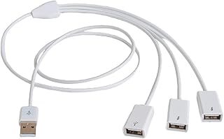 Lerpwige Portable USB to USB Port 1m Multiple Port OTG Adapter Data Trasnfer Switch USB HUB Power Extender USB Extension Cable USB Extension Cable Multiple Port