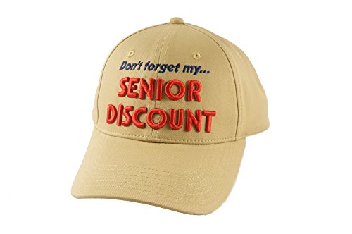 Game Hats Father's Day Senior Discount Hat 100% Cotton Cap Beige #TOP1